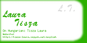 laura tisza business card